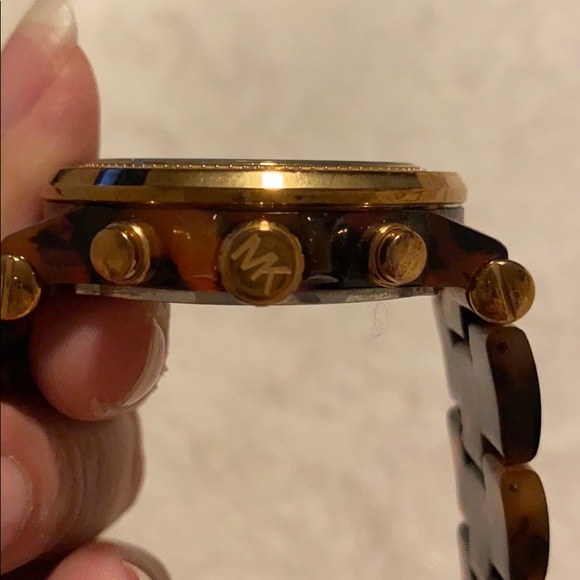 Michael Kors Rose gold & Tortoise Watch main image 7